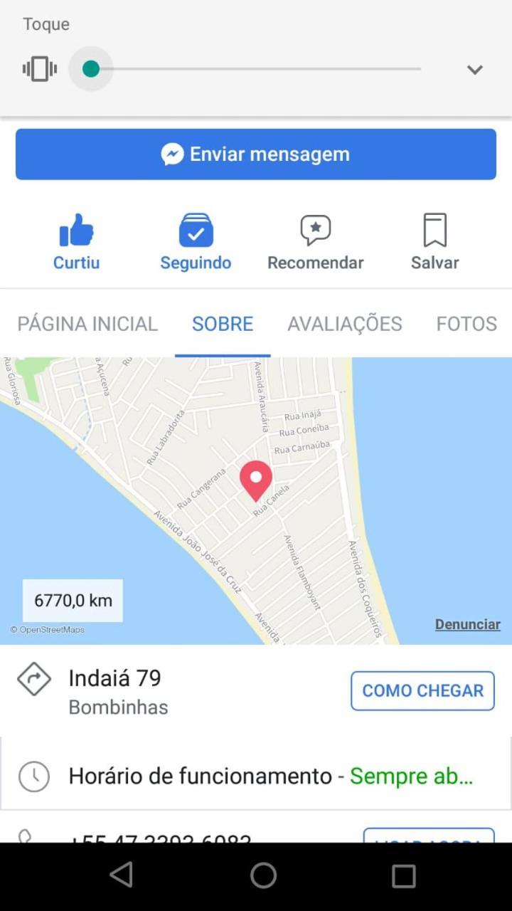 Recanto Praia Azul Бомбиньяс Экстерьер фото